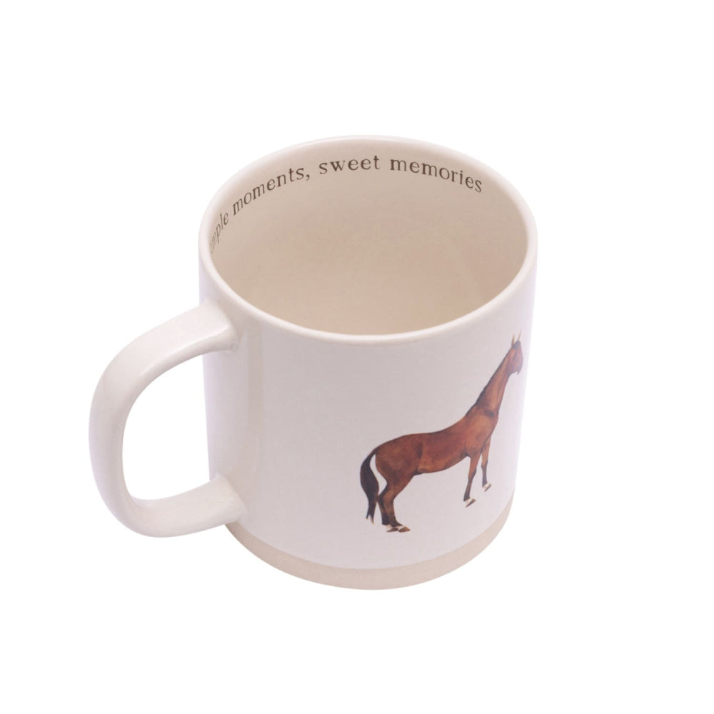 Rustic Meadow Horse Mug