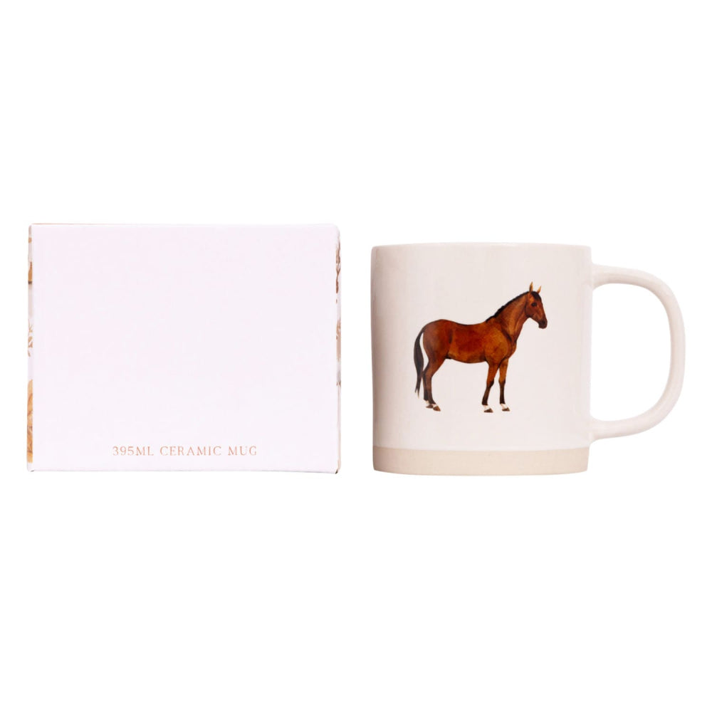 Rustic Meadow Horse Mug