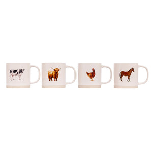 Rustic Meadow Horse Mug