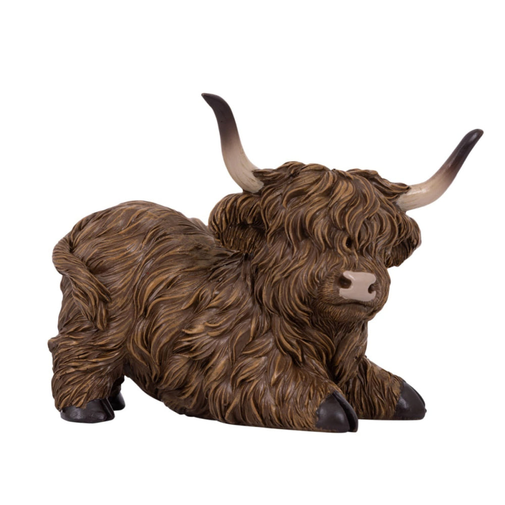 Rustic Meadow Highland Cow Standing