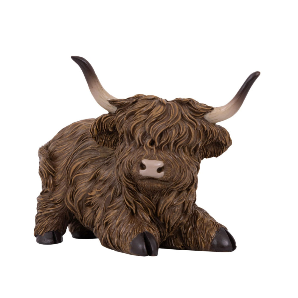 Rustic Meadow Highland Cow Standing