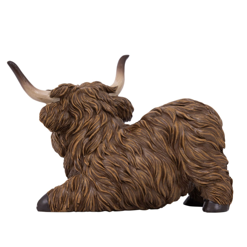 Rustic Meadow Highland Cow Standing