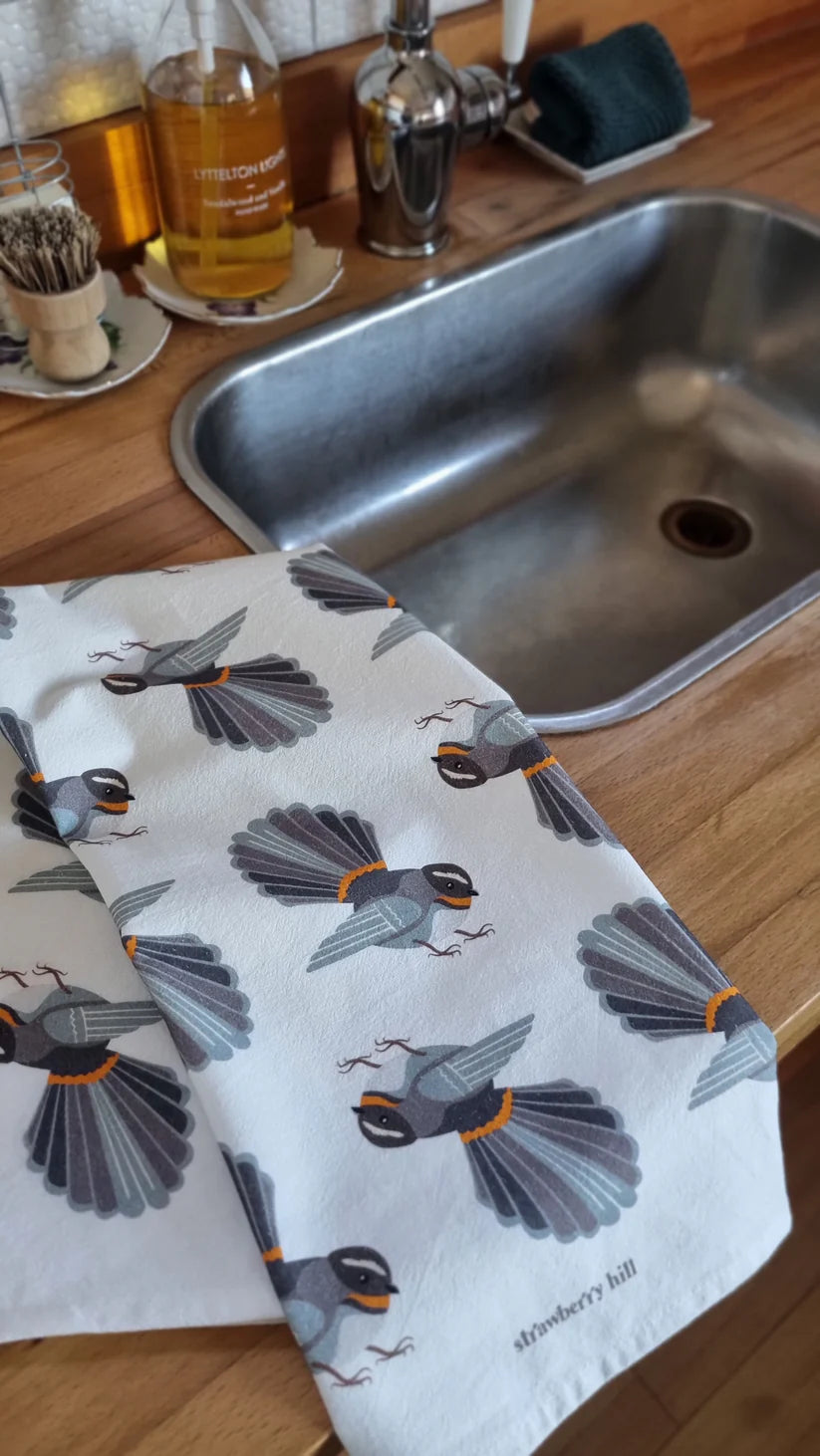 SH Piwakawaka Teal Towel