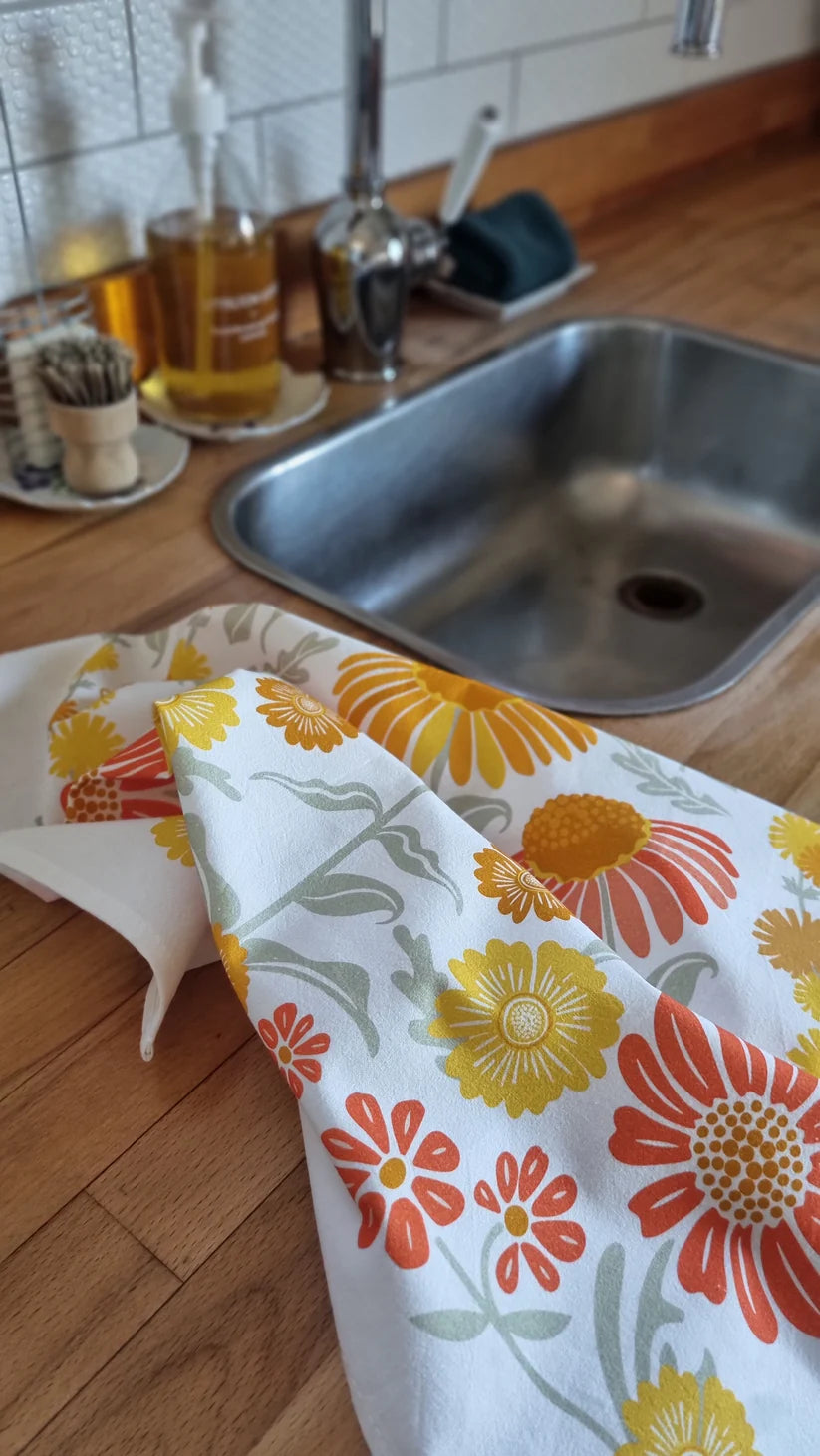 SH Marigold Tea Towel