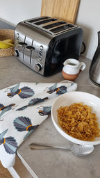 SH Piwakawaka Teal Towel