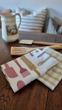 Load image into Gallery viewer, SH Spoons &amp; Spatulas Tea Towel