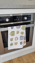 SH Cups Tea Towel