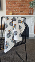 SH Piwakawaka Teal Towel