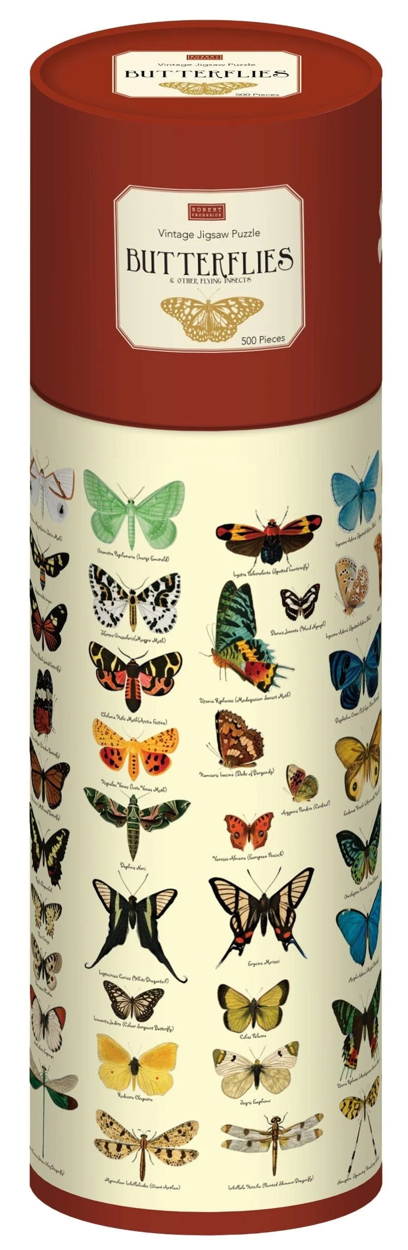 Butterflies 500pc Jigsaw Puzzle Tube