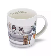 Load image into Gallery viewer, Curiopus Dogs Barrel Mug Its a Dogs Life