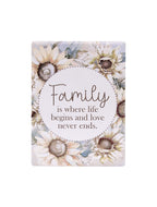 Saddle & Bloom Family Ceramic Magnet