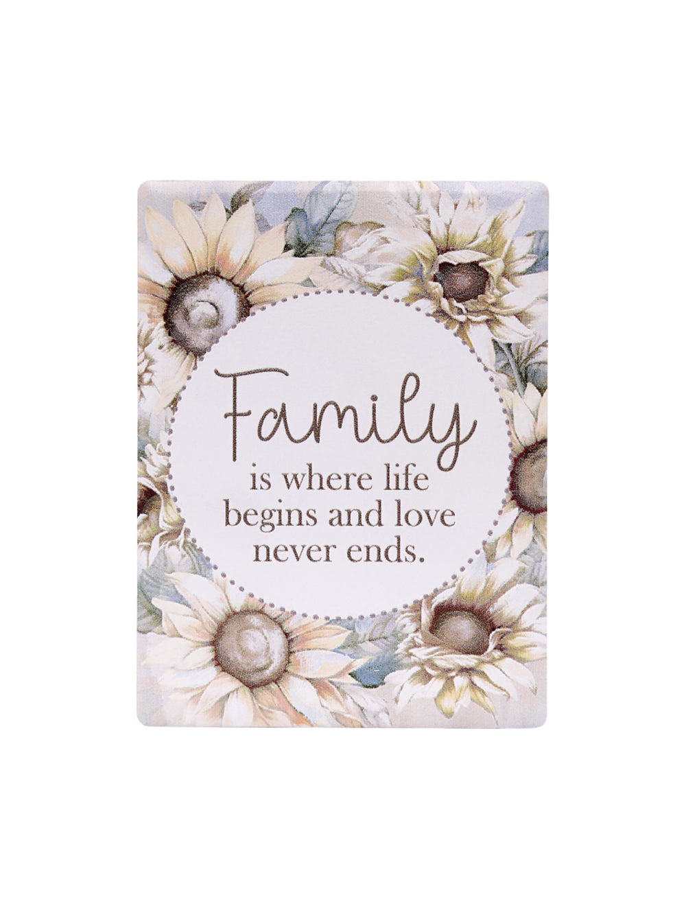 Saddle & Bloom Family Ceramic Magnet