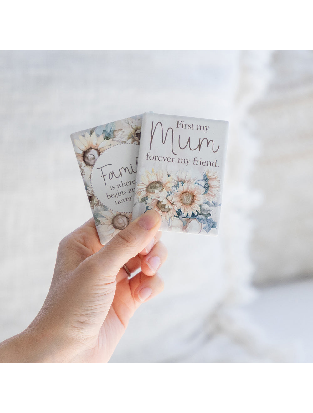 Saddle & Bloom Family Ceramic Magnet
