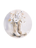 Saddle & Bloom Floral Boots Ceramic Coaster