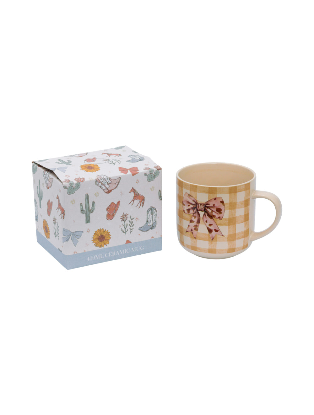 Saddle & Bloom Bow Mug