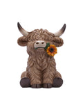 Saddle & Bloom Sunflower Highland Cow