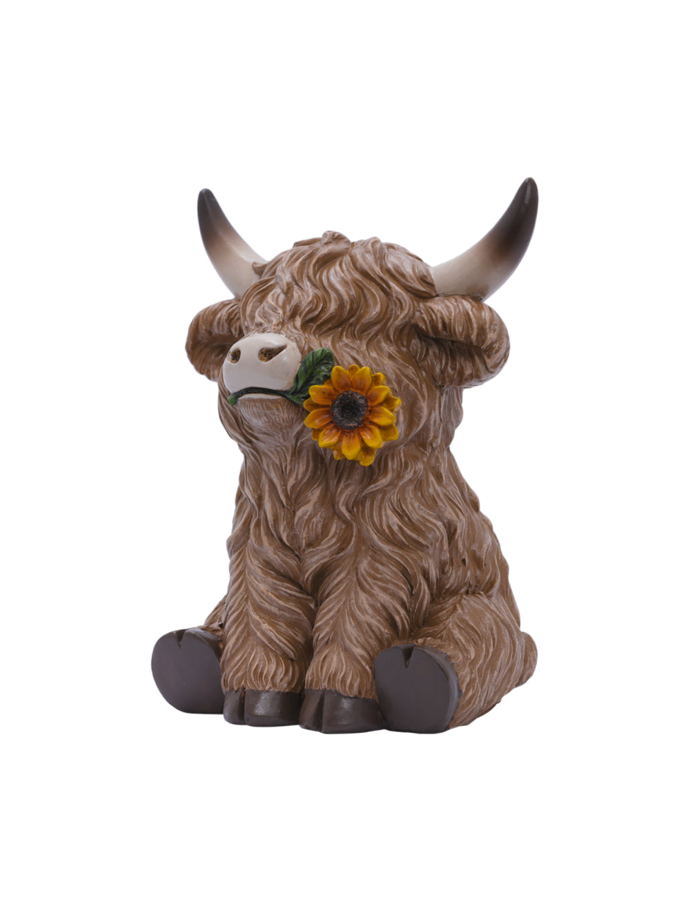 Saddle & Bloom Sunflower Highland Cow