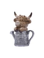 Saddle & Bloom Watering Can Highland Cow