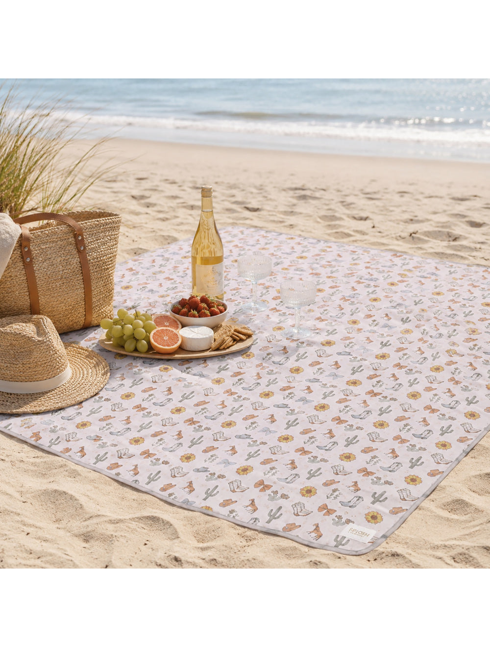 Saddle & Bloom Picnic Rug