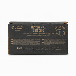 Moscow Mule Shot Cups Set