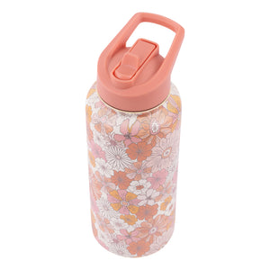 Sip by Splosh Retro Floral Water Bottle 950ml