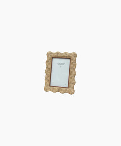 Rattan Wavy Photo Frame 4x6