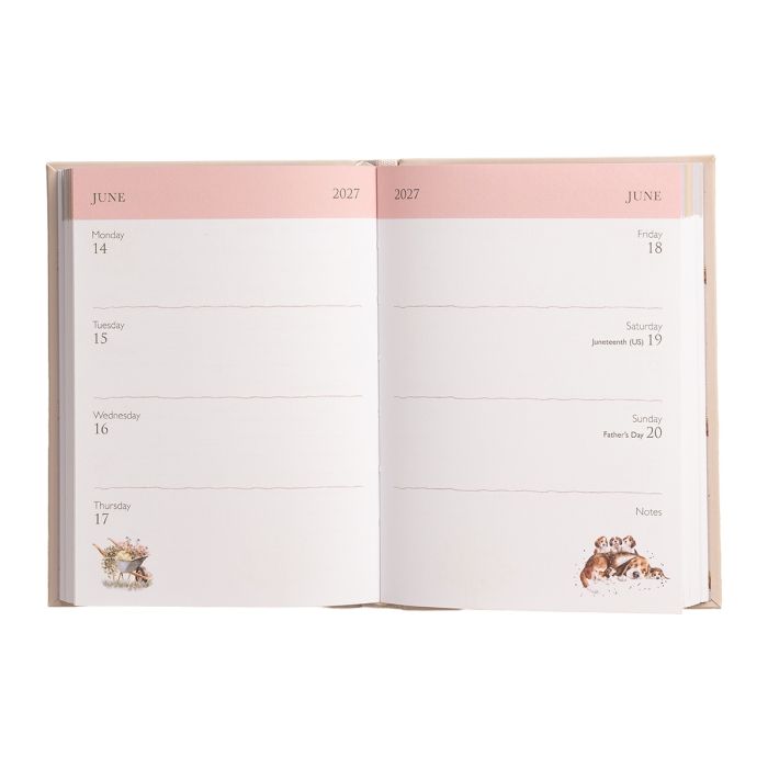 Wrendale Flexi Diary Bunny