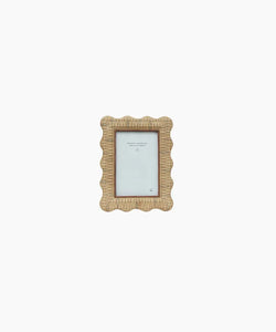 Rattan Wavy Photo Frame 4x6