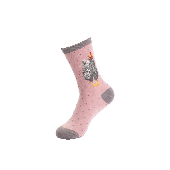 Wrendale Sock Chicken Curious