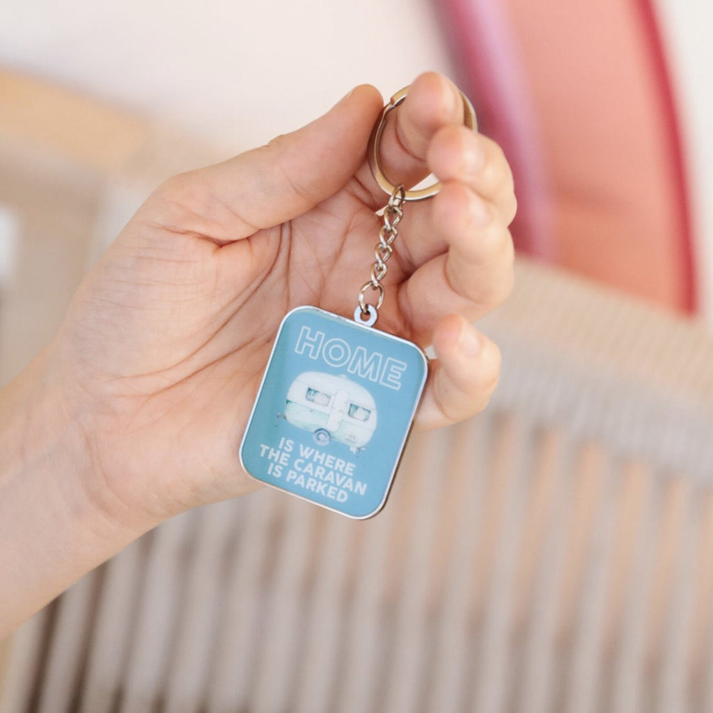 Caravan Keychain Home