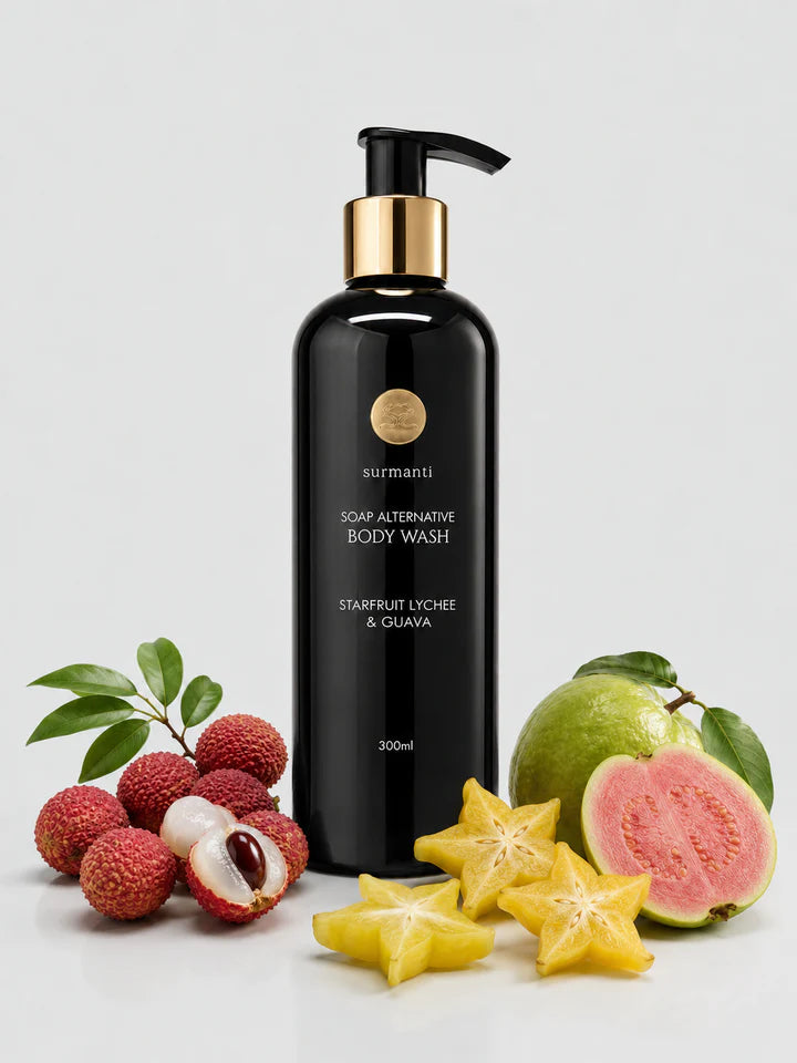 Starfruit Lychee & Guava Body Wash 300ml Soap Alternative