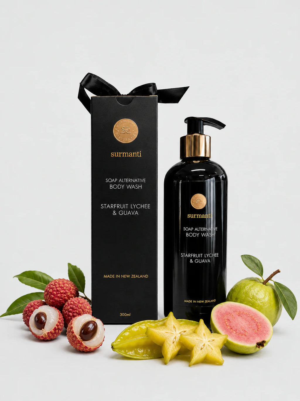 Starfruit Lychee & Guava Body Wash 300ml Soap Alternative