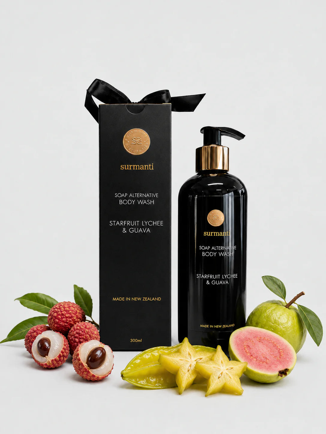 Starfruit Lychee & Guava Body Wash 300ml Soap Alternative