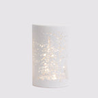 Tall Forest Scape Noel Lantern White