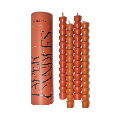 Paddywax Taper Candles Red 4pack