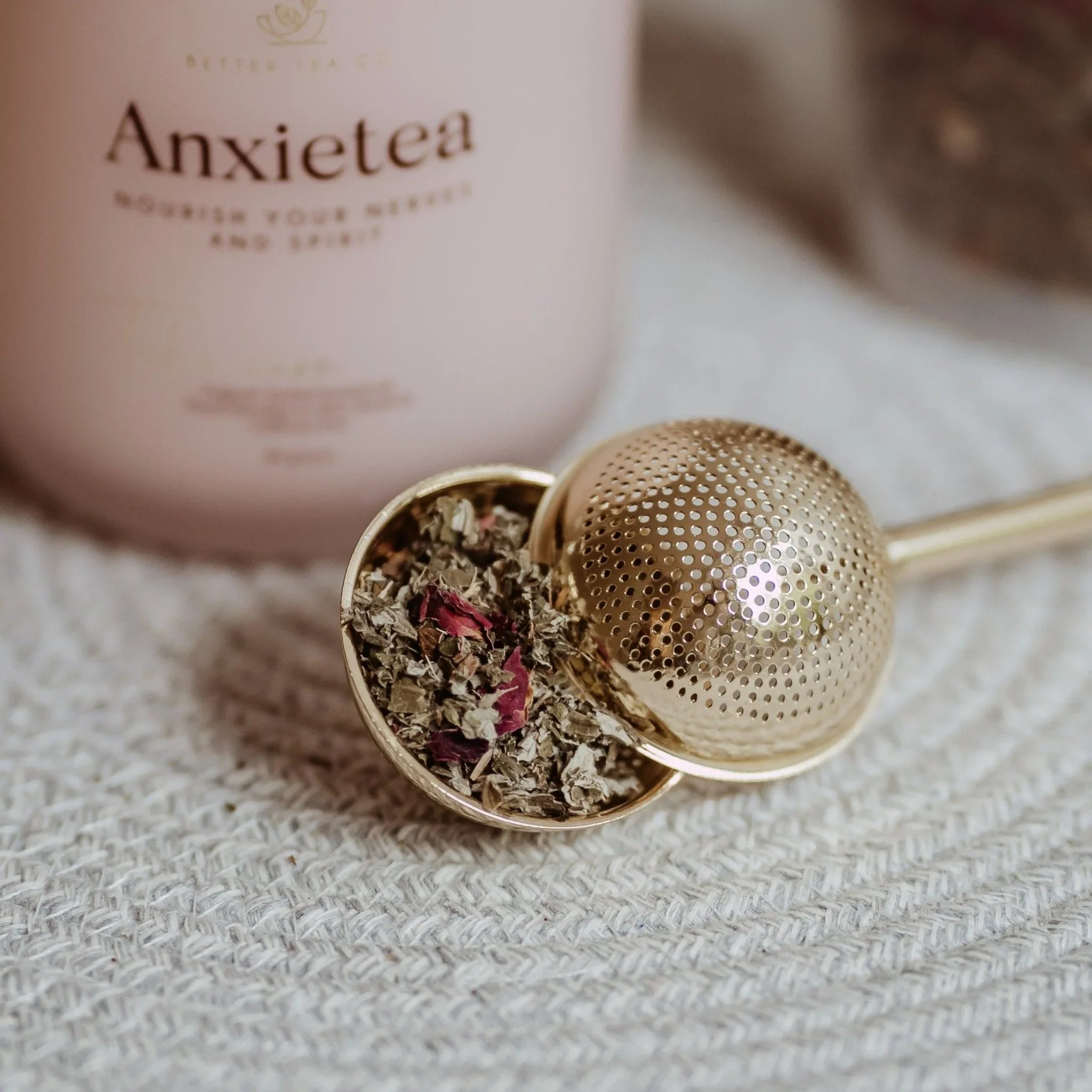 Copper Teapop Infuser