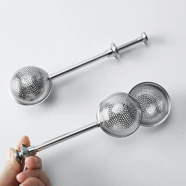 Silver Teapop Infuser