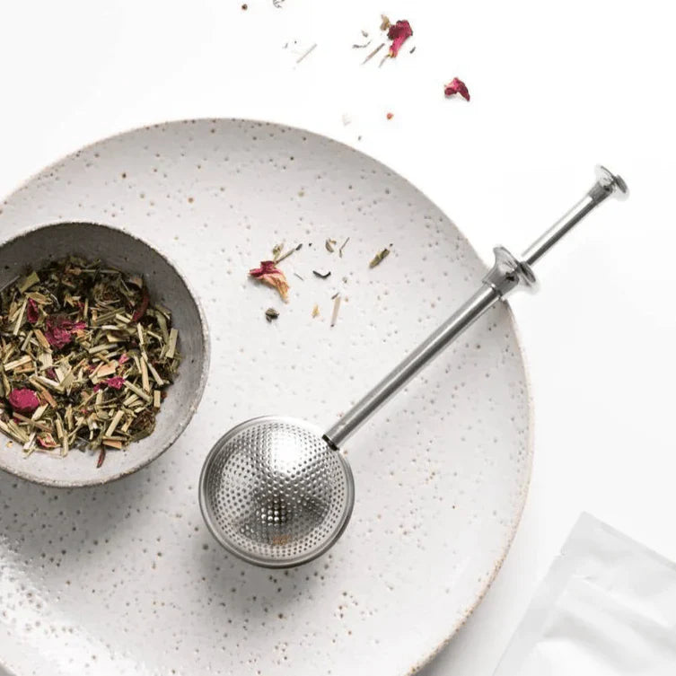 Silver Teapop Infuser