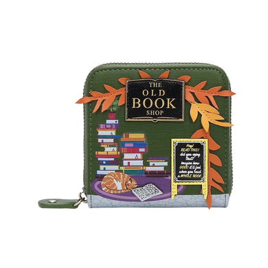 The Old Book Shop Green Square Wallet