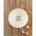 Love you Moon Terracotta Trinket Dish