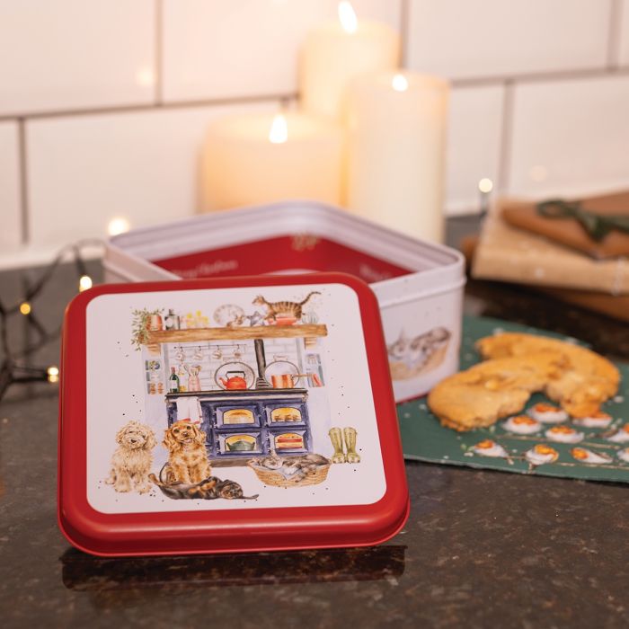 Wrendale Square Country Kitchen Xmas Tin