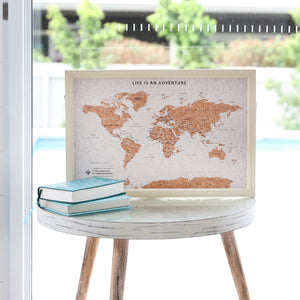 Travel Board World Small Map