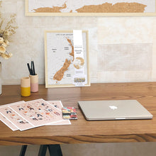 Load image into Gallery viewer, Travel Board New Zealand Desk Map