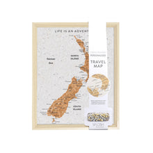 Load image into Gallery viewer, Travel Board New Zealand Desk Map