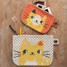 Load image into Gallery viewer, Meow Meow Small Zip Pouch