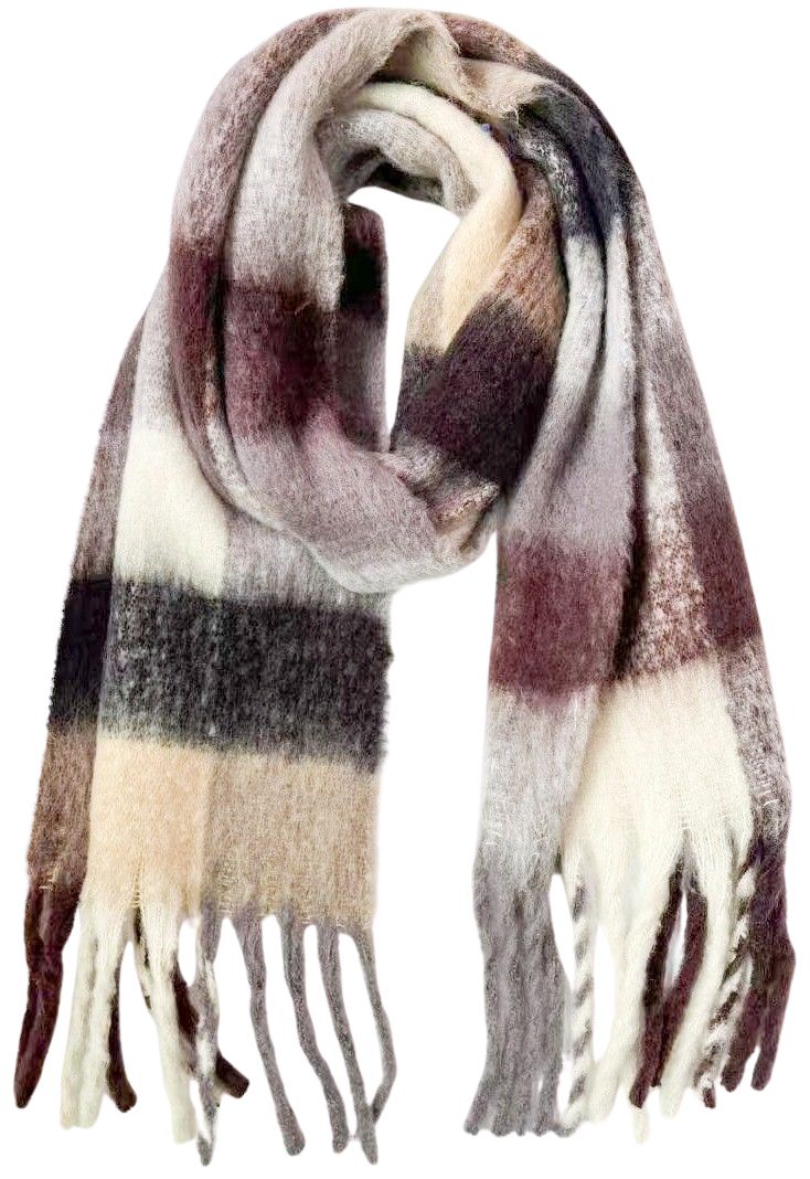 Quincey Scarf Black & White