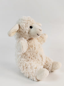 Curly Sheep Soft Toy White 18cm