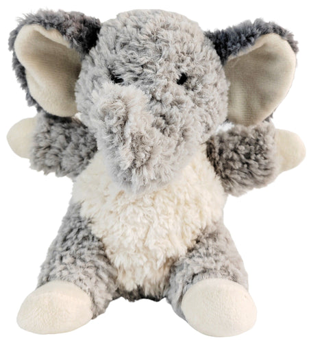 Curly Elephant Soft Toy Grey 18cm