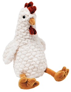 Plush Hen Soft Toy White