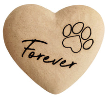 Load image into Gallery viewer, Forever Paw Heart Stone Sand 9x7cm